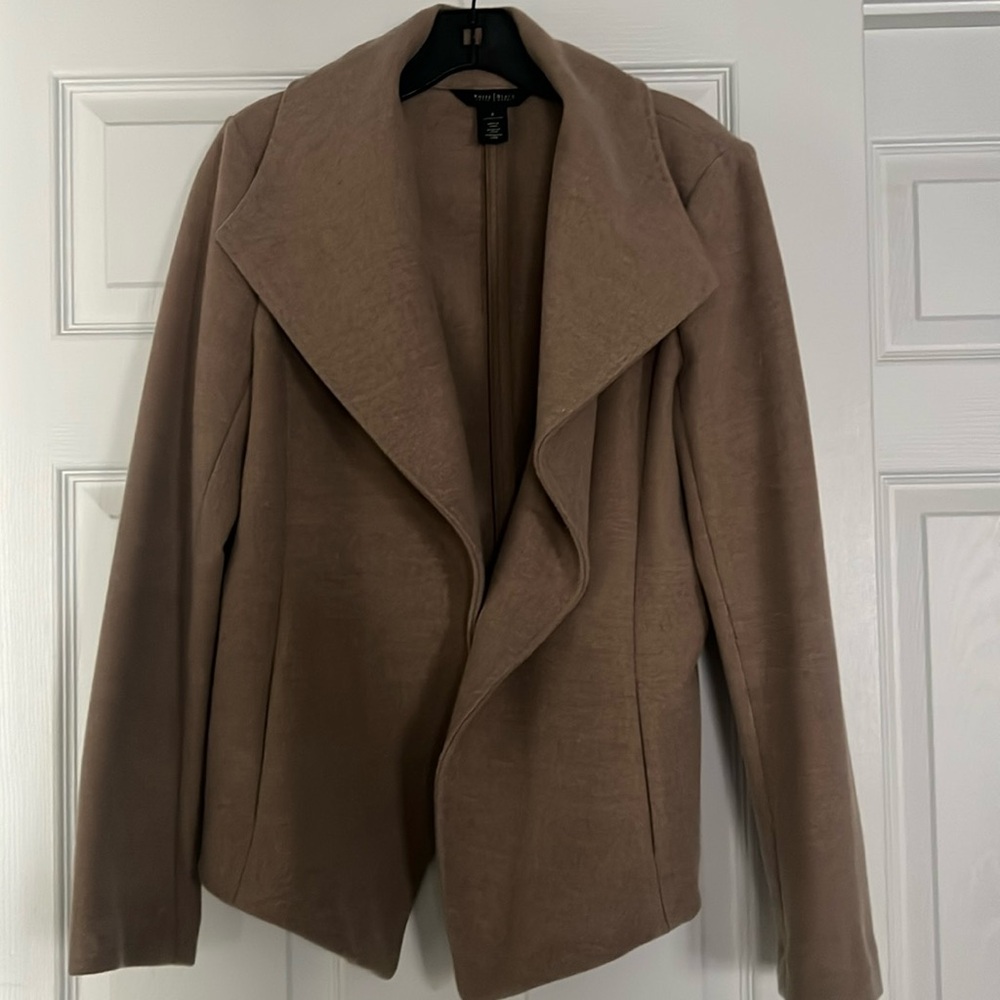 White House Black Market Camel Jacket Size 8